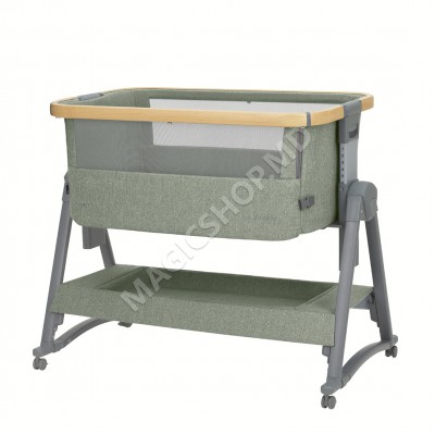 Pătuț de copii Kikkaboo Nanna 2 Army Side - diverse culori